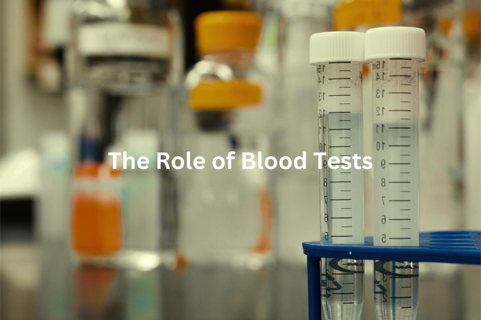 Closeup of medical testing equipment and supplies highlighting the importance of blood tests in healthcare