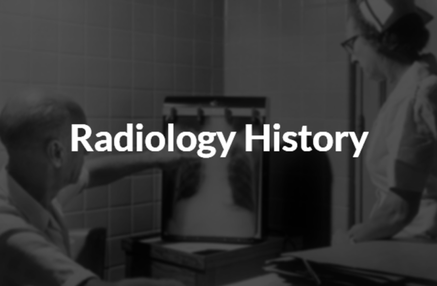 Radiology History