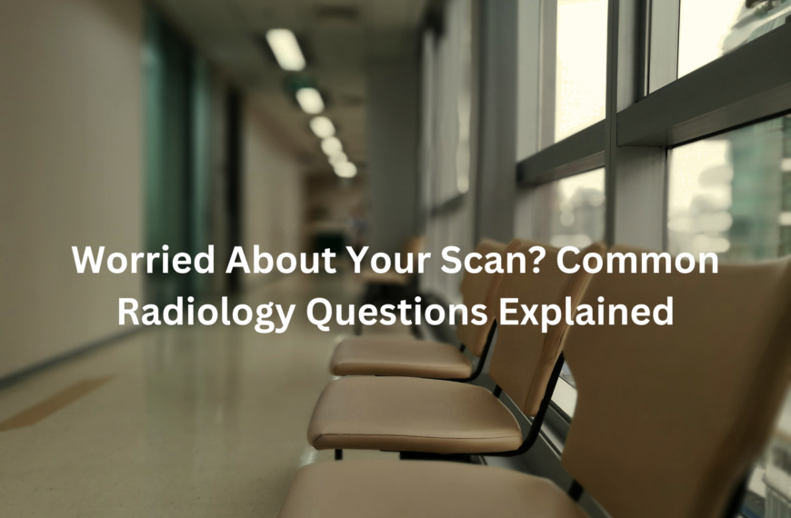 View down a dimly lit medical facility hallway