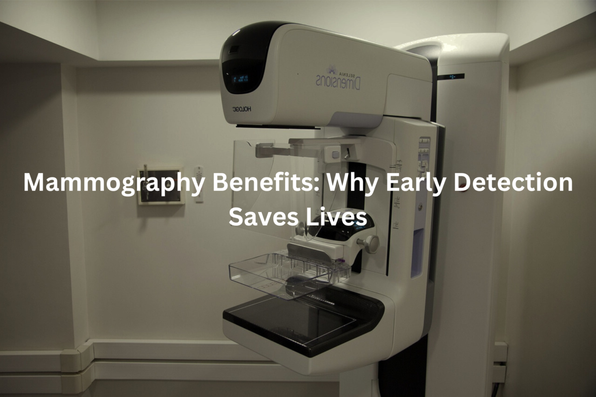 Medical imaging device: A mammography machine, a crucial tool for early detection of breast cancer, takes center stage in this image.