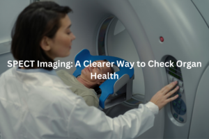 An image showing the use of SPECT imaging technology to provide a more detailed evaluation of a patient's organ health and wellbeing.